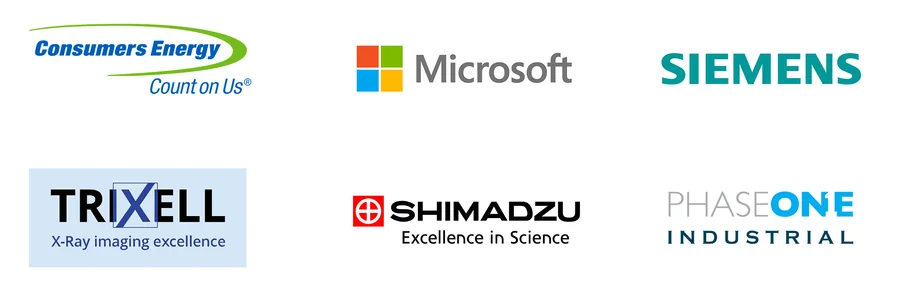 Technology experience logo montage